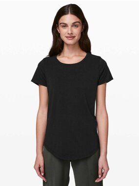 Lululemon Love Crew Tee-Size 8-Black
